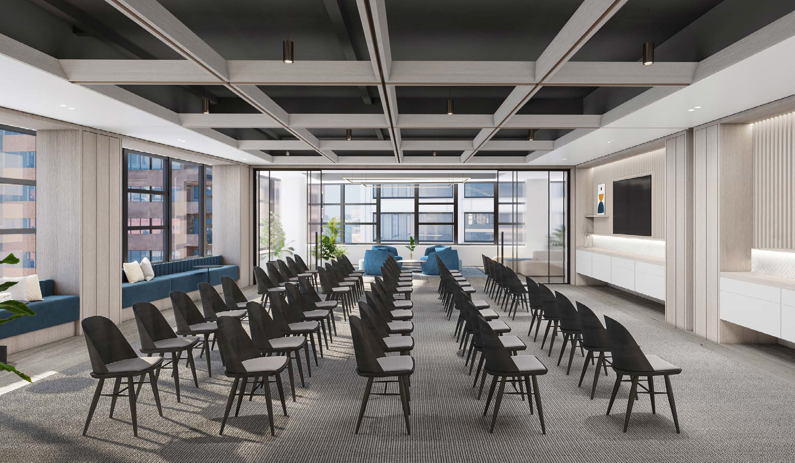 Artist Rendering conference room 80 Pine